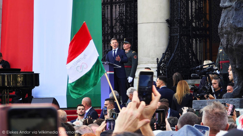 Peter Magyar, Budapest, Hungary, following the 2026 elections